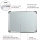 Доска магнитная Axent 60 x 90 см (D9612) - изображение 2