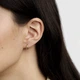 Сережки LUNET з червоного золота, з діамантами 310842421 - изображение 2