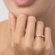 Каблучка LUNET з червоного золота, з діамантом 15.5 розмір 219712421 - зображення 5