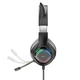 Игровые проводные наушники Hoco W107 Cute Cat Ear, USB, 3.5mm, 2m, Black-Green - изображение 3