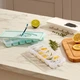 Комплект форм для льоду 25*8*3 см з кришкою блакитний Dunia Plastik 16014 2шт. - зображення 2