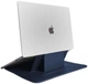 Шкіряний чохол-папка з підставкою WIWU Skin Pro Portable Stand Sleeve Bag для MacBook Pro 13.3 (2016-2023) та для ноутбуків з діагоналлю до 13.3 синій (755353) - зображення 2