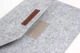 Сумка для MacBook Felt Sleeve для ноутбука с диагональю 15'/16'' серый Без Бренда (753323) - изображение 2