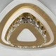 Люстра стельова світлодіодна LED Light House SY-18897/240 GD 240*240*70 52W, колір золото - зображення 2
