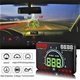 Автомобільний проєктор приладової панелі на лобове скло HUD OBD E350 5,8" проєкційний спідометр і тахометр - зображення 1