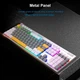 Клавіатура Redragon Horus K619 RGB USB Mini Slim (K619RGB-WGY) [84587] - зображення 2