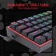 Клавиатура Redragon Fizz K617 RGB Mini (K617GBR-RGB) [84543] - изображение 8