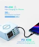 Зарядний пристрій Asometech 110W 9в1 4хType-C|4xUSB|1xQi Wireless charger - зображення 7