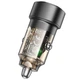 Автомобильное зарядное устройство с быстрой зарядкой BOROFONE BZ20 |PD20W+QC3.0| Черный - изображение 4