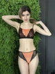 Комплект женский кружевной топ и трусики-бразилиана Felisiya Lingerie Оранжевый 2009+209-395с170 S - изображение 5