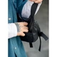 Велика чоловіча поясна сумка бананка Sambag DynamicDart чорно-помаранчева - изображение 6