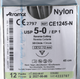 Хірургічні нитки Нейлон Atramat USP 5-0 довжиною 45см зі зворотньо-ріжучою голкою 12мм, кут голки 3/8 - изображение 2