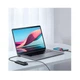 USB-хаб Baseus Lite Series 4-Port USB-A HUB Adapter (USB-A to USB 3.0*4) 25cm Black (WKQX030001) - изображение 3