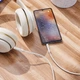 Аудіокабель Borofone BL16 AUX 3.5 мм – AUX 3.5 мм 1 м білий - изображение 4