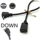 Кабель переходник SUNROZ конвертер Mini USB - Micro USB (F/M) Down (A-48536) - изображение 3