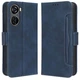 Чехол Deexe Wallet Stand для ZTE Blade V40 Design - Blue - изображение 1