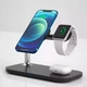 Зарядка беспроводная Qi 3in1 Proove Magnetic Field 3 in 1 | 15W, Watch/Airpods/Phone | black - изображение 2