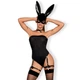 Эротический костюм кролика Obsessive Bunny costume черный L/XL - изображение 1