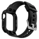 Чохол та ремінець 2в1 Spigen для Apple Watch 45mm/44mm Rugged Armor Pro, Black - изображение 6