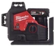 Нивелир лазерный уровень 3D аккумуляторный Milwaukee M12 3PL-401C (+заряд. устройство, 1 акум. 4 Ач, кейс) (4933478102) - изображение 1