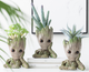 Цветочный горшок кашпо Primo Грут Groot для цветов и канцелярии (GR-01) Primo GR-01 серый - зображення 2