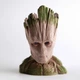 Цветочный горшок кашпо Primo Грут Groot для цветов и канцелярии (GR-07) Primo GR-06 зеленый|коричневый - изображение 1