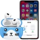 Беспроводные детские наушники Hoco EW46 CAT Bluetooth с зарядным кейсом и микрофоном блютуз наушники вкладыши - изображение 4