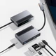 Адаптер USB Хаб Baseus Magic Multifunctional Type-C HUB with Retractable Clip Standard Edition CAHUB-DA0G - изображение 6