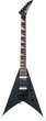 Електрогітара JACKSON JS32 AH KING V BLACK WITH WHITE BEVELS (229201) - зображення 1