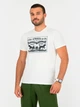 Футболка хлопковая длинная мужская Levi's 716991758 XL Белая (1159783363) - изображение 1