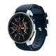 Силиконовый ремешок Watchbands для Samsung Galaxy Watch 46mm Silver / Samsung Gear S3 - синий (WB001DARKBLUE46) - изображение 1