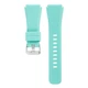 Силіконовий ремінець Watchbands для Samsung Gear S3 / Samsung Galaxy Watch 46mm Silver - бірюзовий (WB001TURQUOISE) - зображення 2