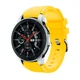 Силиконовый ремешок Watchbands для Samsung Galaxy Watch 46mm Silver / Samsung Gear S3 - желтый (WB001YELLOW46) - изображение 1