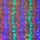 Яркая гирлянда водопад Xmas на окно 3х3 м 400 Led Мульти - изображение 2