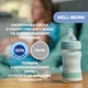 Бутылочка для кормления стеклянная Chicco Well-Being Colors с силиконовой соской 0м+ 150 мл (28711.31) - изображение 7