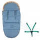 Дитячий конверт для коляски, санок 4 в 1 Springos SB0001 Blue - зображення 4