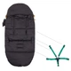 Детский конверт для коляски, санок 4 в 1 Springos SB0003 Black - изображение 2