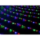 Светодиодная LED гирлянда штора Водопад 2х2м 240 Led - Дождь на белом прозрачном проводе, мультиколор - изображение 4