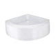 Поддон для душевой кабины LIDZ KAPIELKA 80x80x26см полукруглый акриловый c сифоном белый LKAST808026 - изображение 3