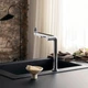 Змішувач для кухні із краном для фільтрованої води HANSGROHE Aqittura M91 хром латунь 76802000 - зображення 6
