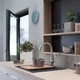 Мойка для кухни HANSGROHE гранитная S510-F450 560x510мм прямоугольная врезная без сифона черная 43312170 - изображение 7
