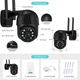 Вулична WIFI камера відеоспостереження Ultra HD OTS911360.8mp 1920 x 1080 + флеш карта 128Gb - зображення 7