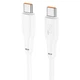 Кабель Hoco X93 Type-C to Type-C Force fast charging data cable 2м 100W white - изображение 1
