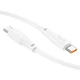 Кабель Hoco X93 Type-C to Type-C Force fast charging data cable 2м 100W white - изображение 2
