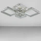 Светодиодная потолочная люстра хрусталь 172W на 5 LED квадратов пульт в комплекте SY-19376/4+1 WH+TIGD Svet - изображение 3