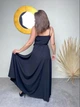 Довге чорне вечірнє плаття FashionYouWant M/L чорний 43330281 - зображення 3