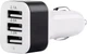 Автомобільний зарядний пристрій Amio PCH-03 3xUSB 5.1 A White (010273) - зображення 1