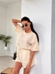 Женский костюм Муслин Кремовый Без Бренда (С1487-144). L-XL - изображение 4