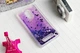 Чехол Glitter для Xiaomi Redmi Note 3 / Note 3 Pro Бампер жидкий блеск Фиолетовый - изображение 2