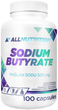 Suplement diety Allnutrition Sodium Butyrate Maślan sodu 500 mg, 100 kapsułek (5902837745794) - obraz 1